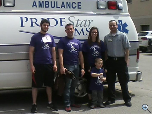 Pridestar EMS handling the event detail for the NEPC Cool Kids 5k
