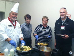 Atria Marland Place provides lunch to Pridestar EMS employees