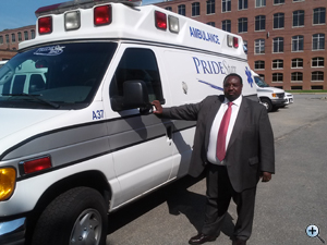 Pridestar EMS recently donated ambulance A37 to Community Christian Fellowship (CCF)